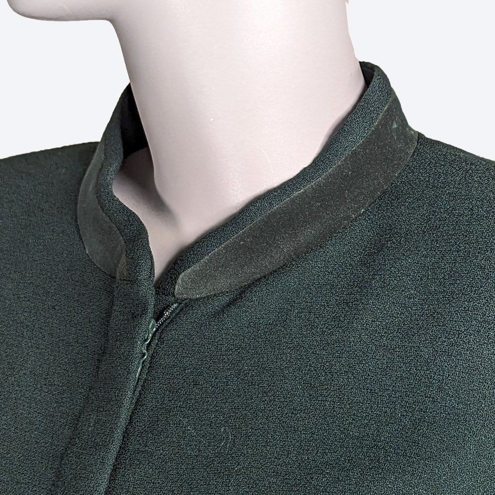 Pendleton Emerald Green Wool Blazer With Mandarin… - image 6